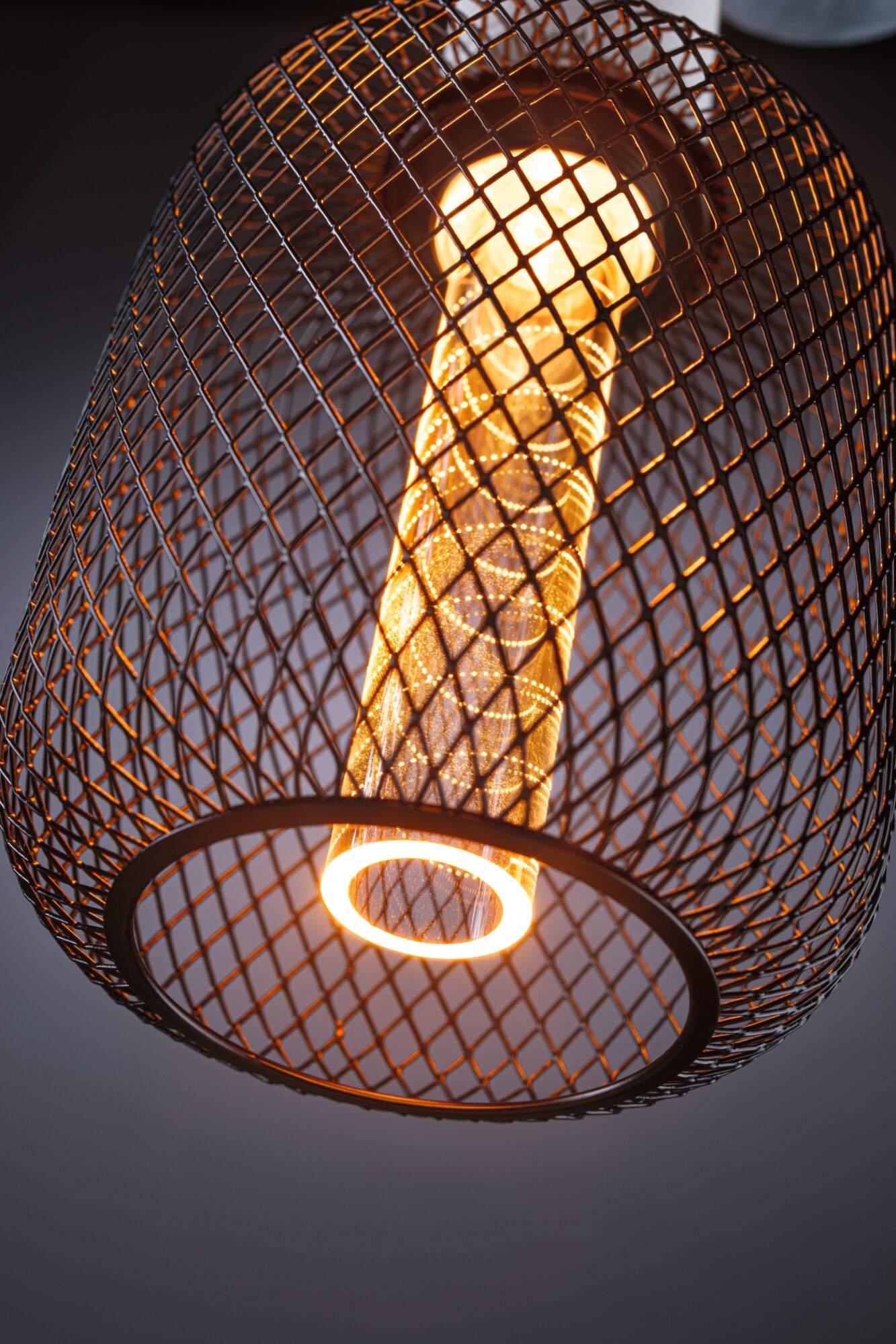 Paulmann Metallic Glow Zyl Spiral żarówka LED 1x4,2W 1800K E27 czarna 29083