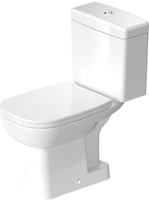 Duravit D-Code miska WC kompakt stojąca biała 21110100002 - Wysyłka w 24h