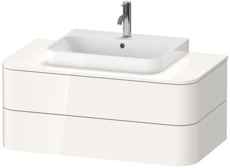 Duravit Happy D.2 szafka 100 cm podumywalkowa wisząca biały wysoki połysk HP497102222