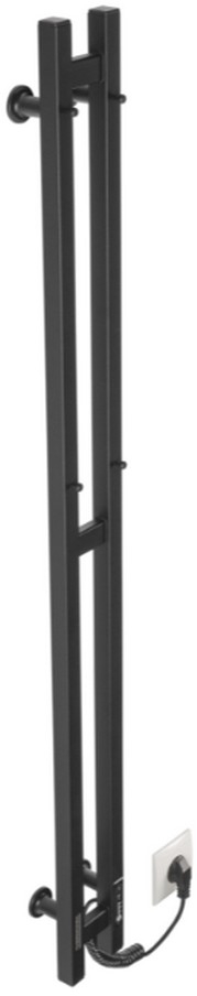 Thermoval TVB grzejnik elektryczny 120,9x13 cm czarny