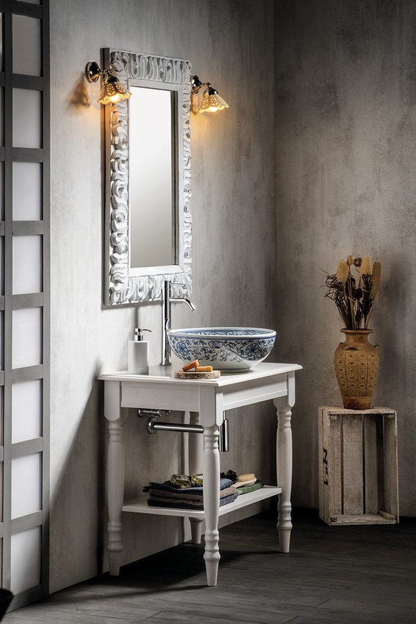 Sapho Cimbura szafka 80 cm podumywalkowa stojąca starobiały mat CIM850