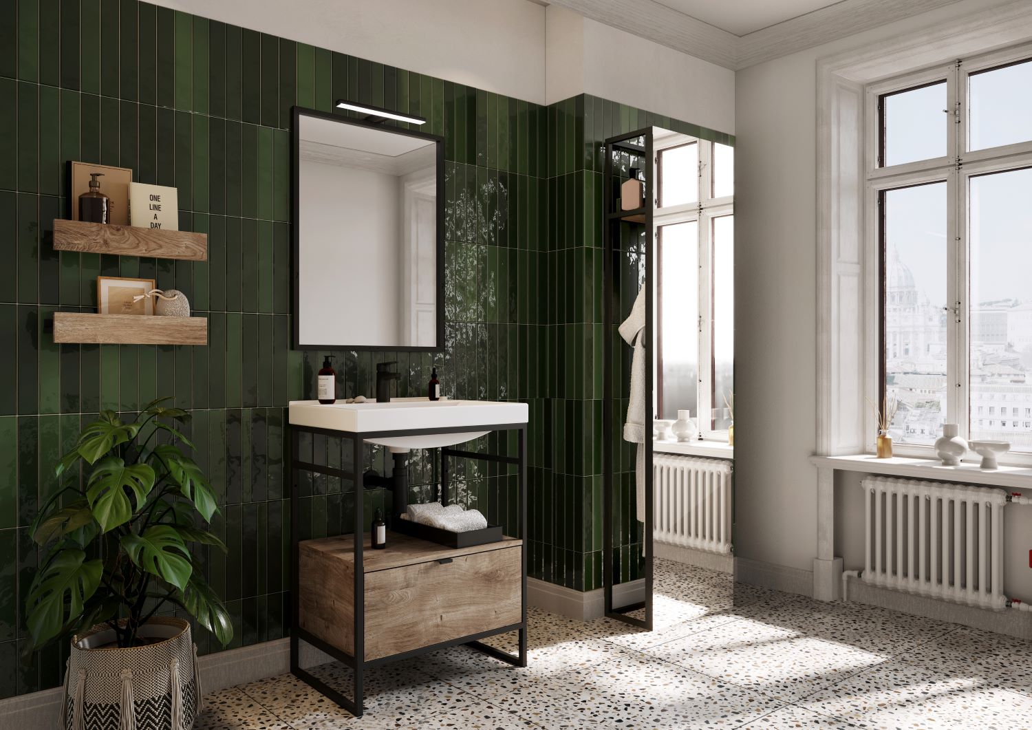 Elita Indus szafka 55,5x45,5x27,5 cm dąb canela RE010600077050