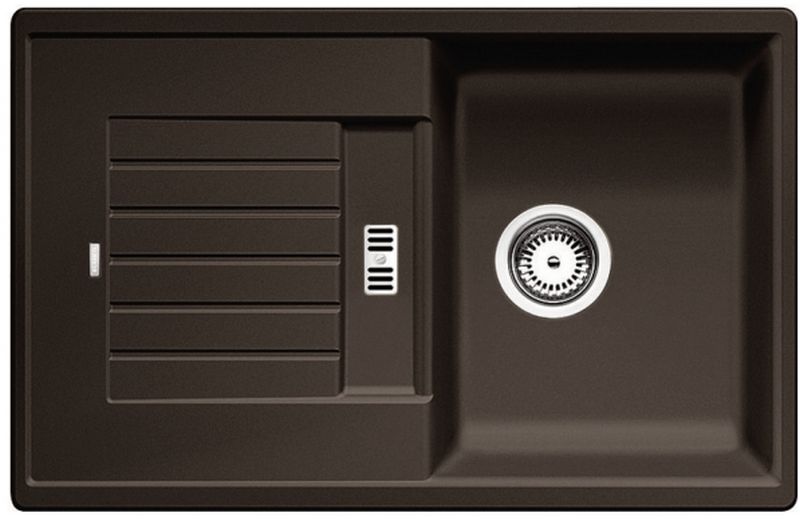 Blanco Zia 45 S zlewozmywak 78x50 cm z Silgranit PuraDur kawowy 515070