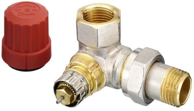 Danfoss RA-N 15 zawór trójosiowy termostatyczny prawy nikiel 013G0233