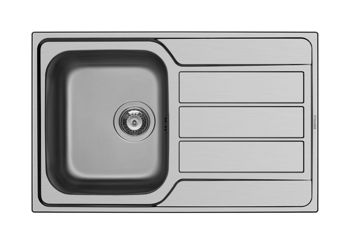 Pyramis Athena zlewozmywak stalowy 79x50 cm 100178701