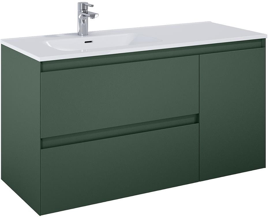 Elita Split szafka 120x45,8x63,5 cm podumywalkowa wisząca lewa forest green matt RE011206257010