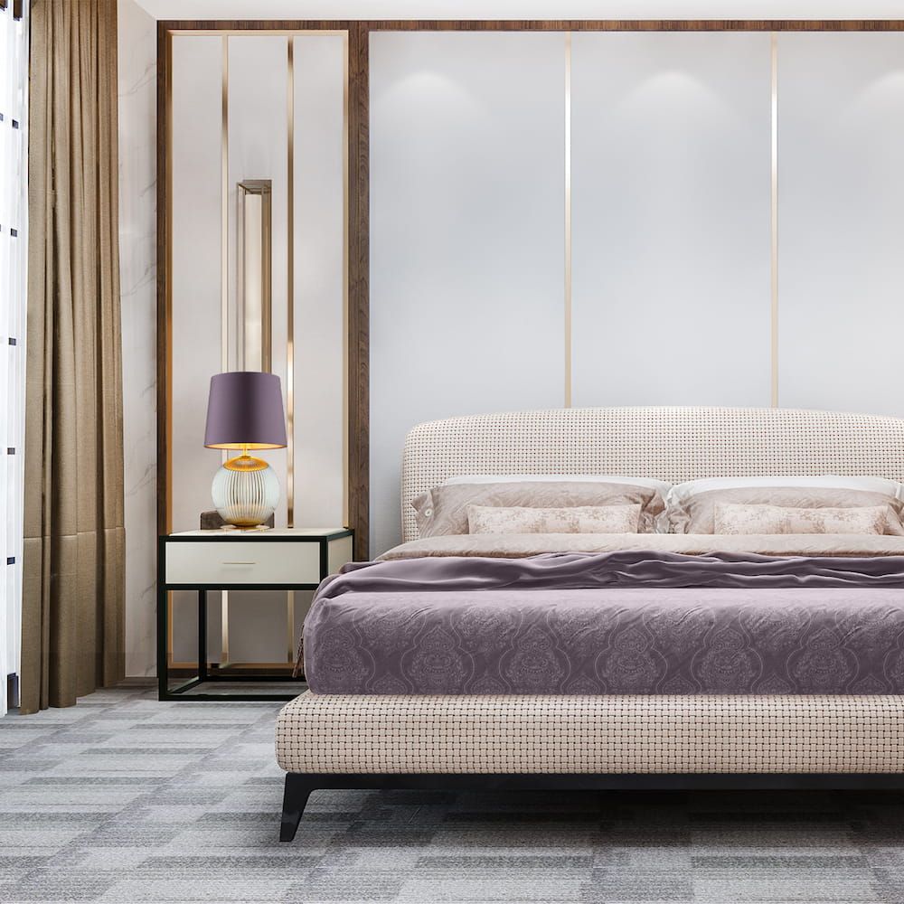 Argon Hamilton lampa stołowa 1x15 W fioletowa 8532