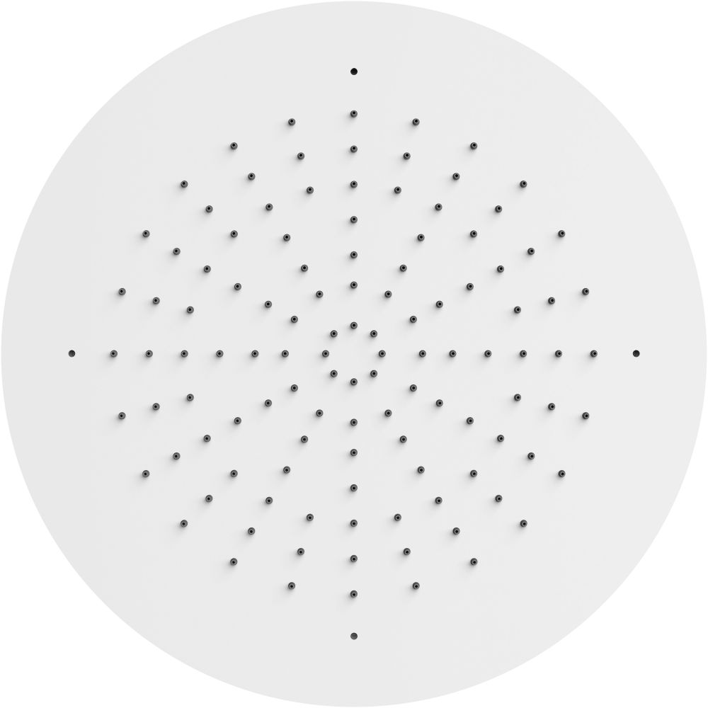 Tres deszczownica 50 cm okrągła biały mat 134950BM