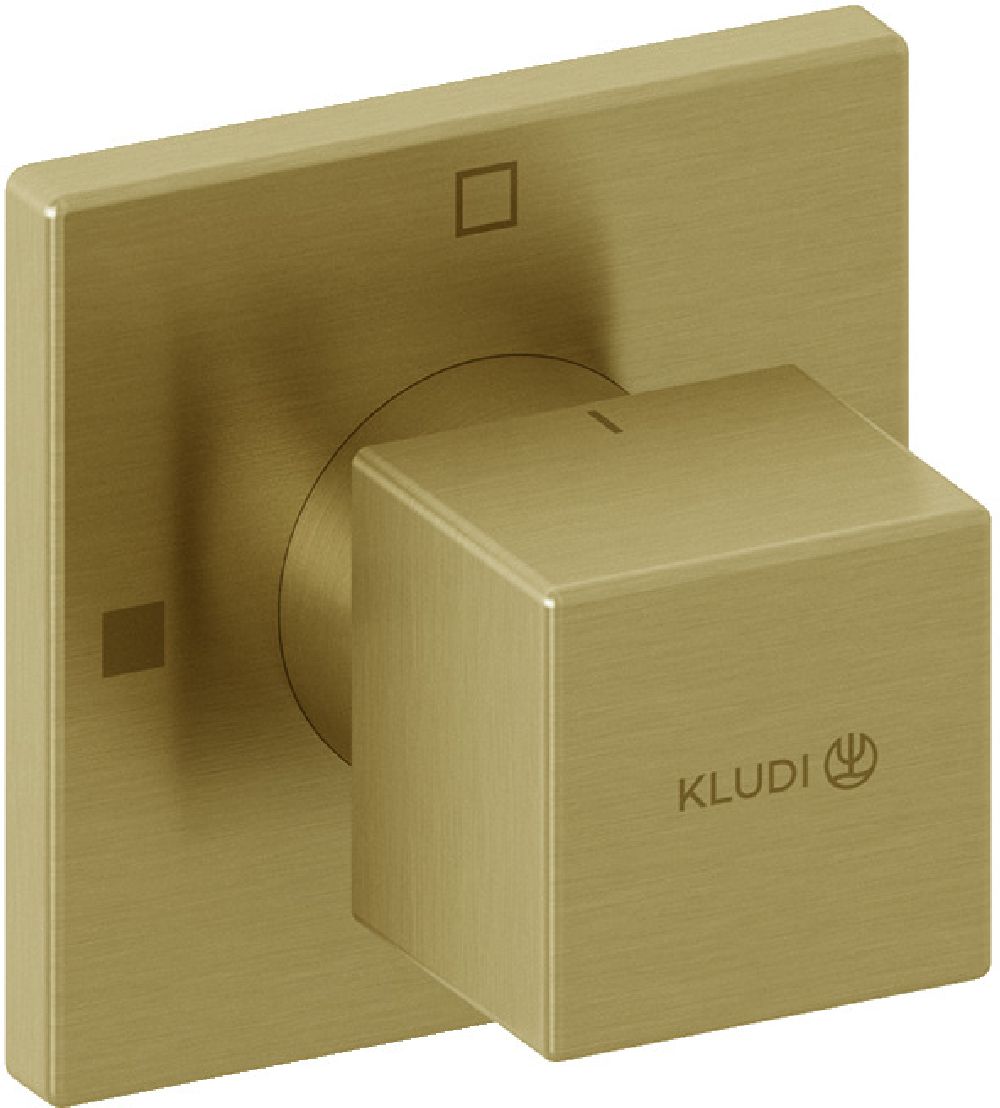 Kludi Decus element zewnętrzny zaworu podtynkowego złoty szczotkowany 54847N075