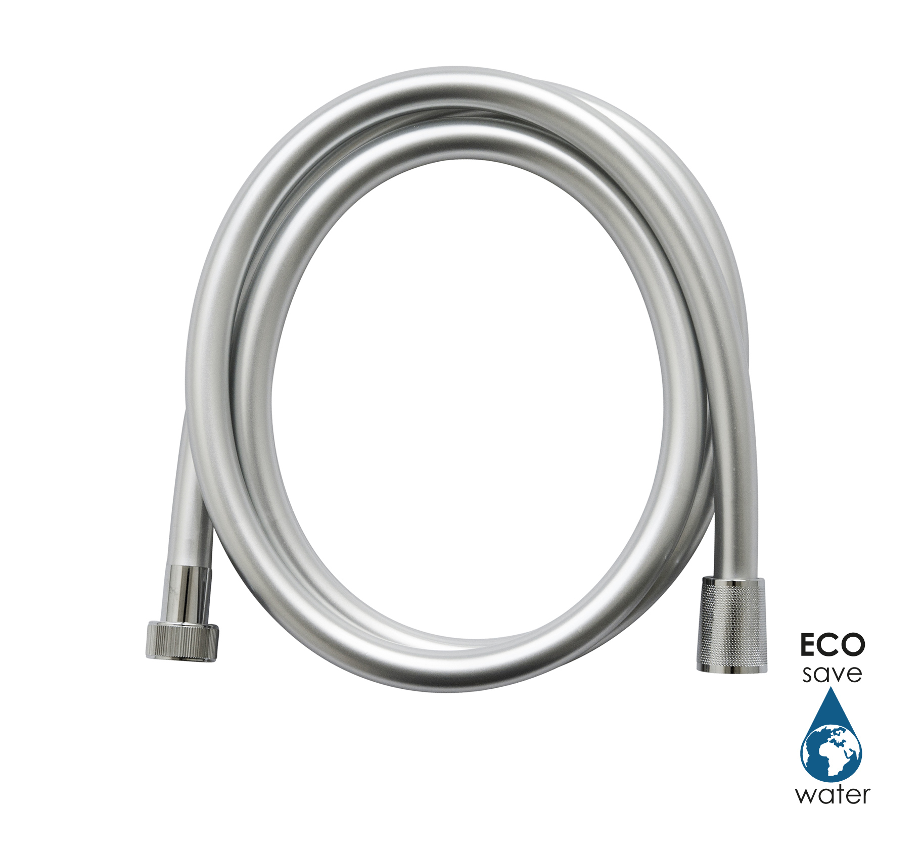 Hyggli Eco Rotoflex wąż prysznicowy 150 cm gładki srebrny 13-134