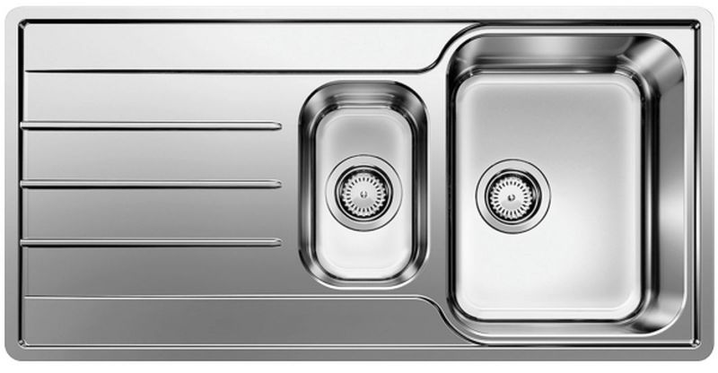 Blanco Lemis 6 S-IF zlewozmywak stalowy 100x50 cm stal szczotkowana 523032