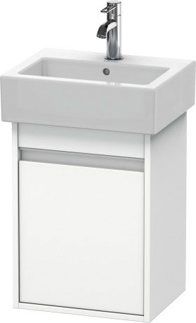 Duravit Ketho szafka 40x32 cm podumywalkowa wisząca prawa biały mat KT6630R1818