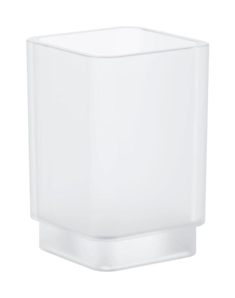 Grohe Selection Cube kubek do mycia zębów szkło satynowe 40783000