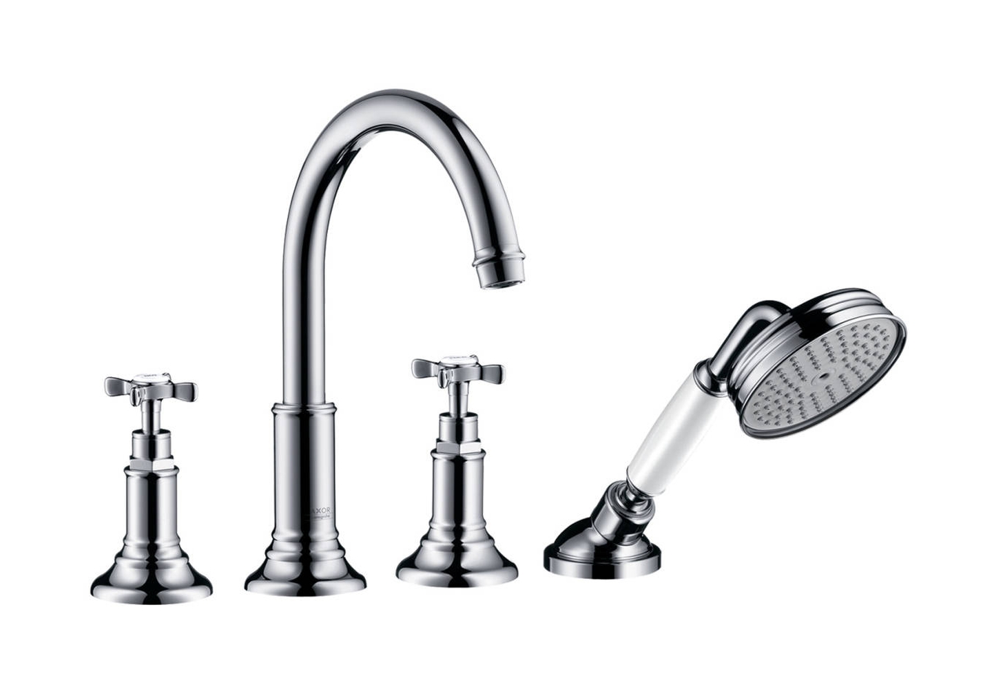 Axor Montreux bateria wannowo-prysznicowa 4-otworowa nikiel szczotkowany 16546820