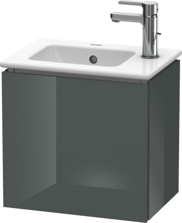 Duravit L-Cube szafka podumywalkowa 40 cm wisząca lewa taupe super mat LC6272L8383