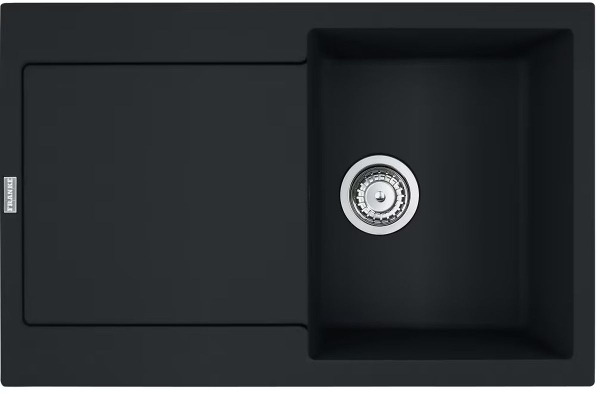 Franke Maris MGR 611 zlewozmywak 78x50 cm Fragranite czarny mat 114.0676.024