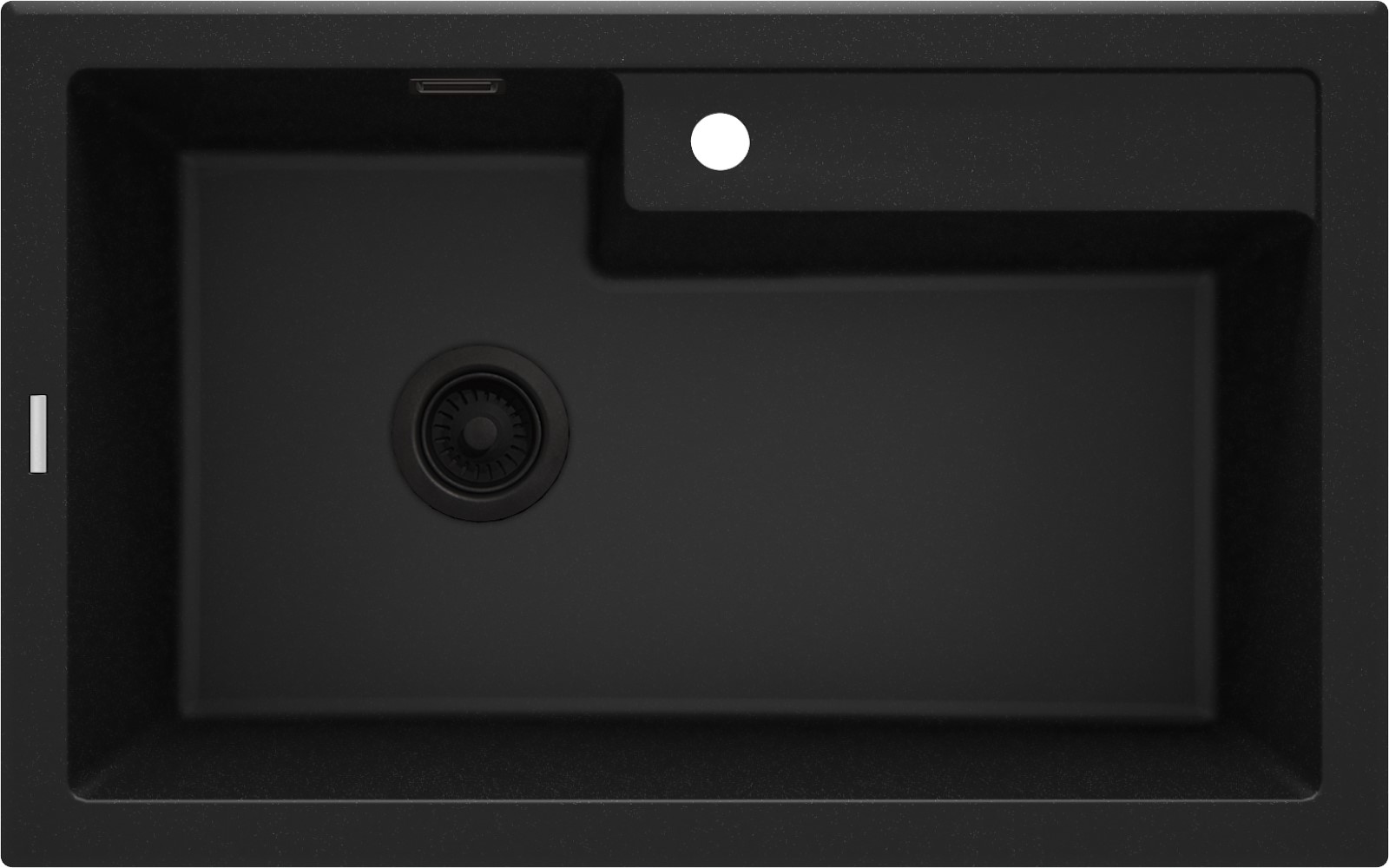 Deante Eridan zlewozmywak granitowy 80x50 cm grafitowy mat ZQE_G10B - Wysyłka w 24h