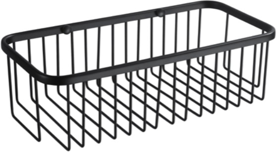 Stella koszyk łazienkowy czarny mat 16.014-B