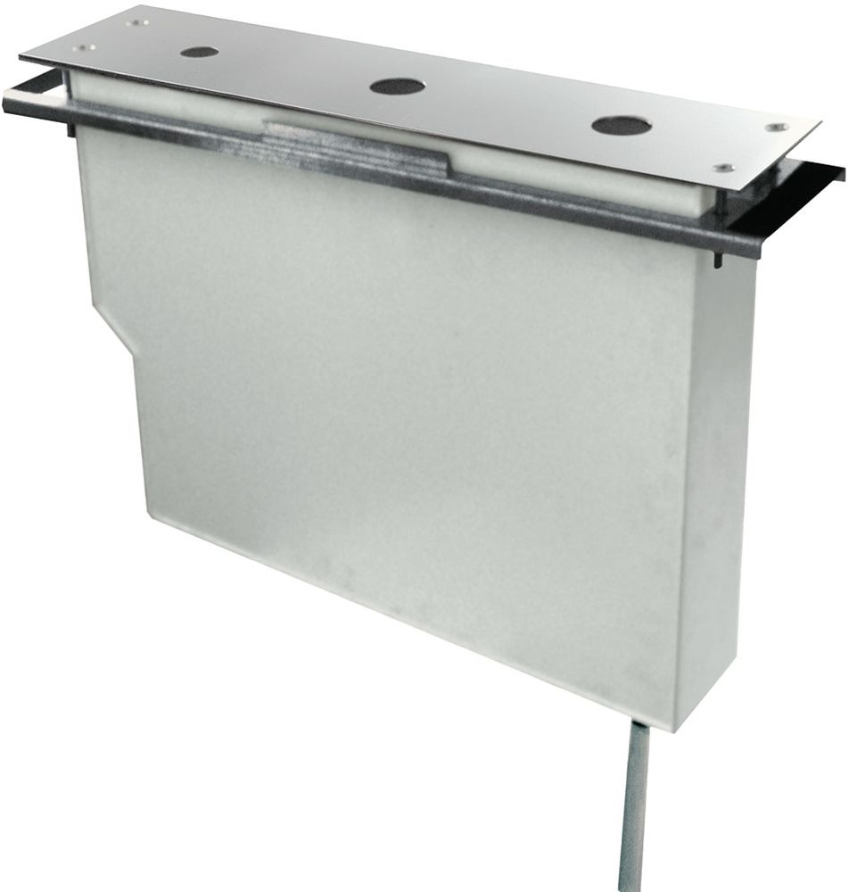 Tres Selection zestaw montażowy 3-otworowy ze zbiornikiem do odprowadzania resztek wody chrom 203.245.01