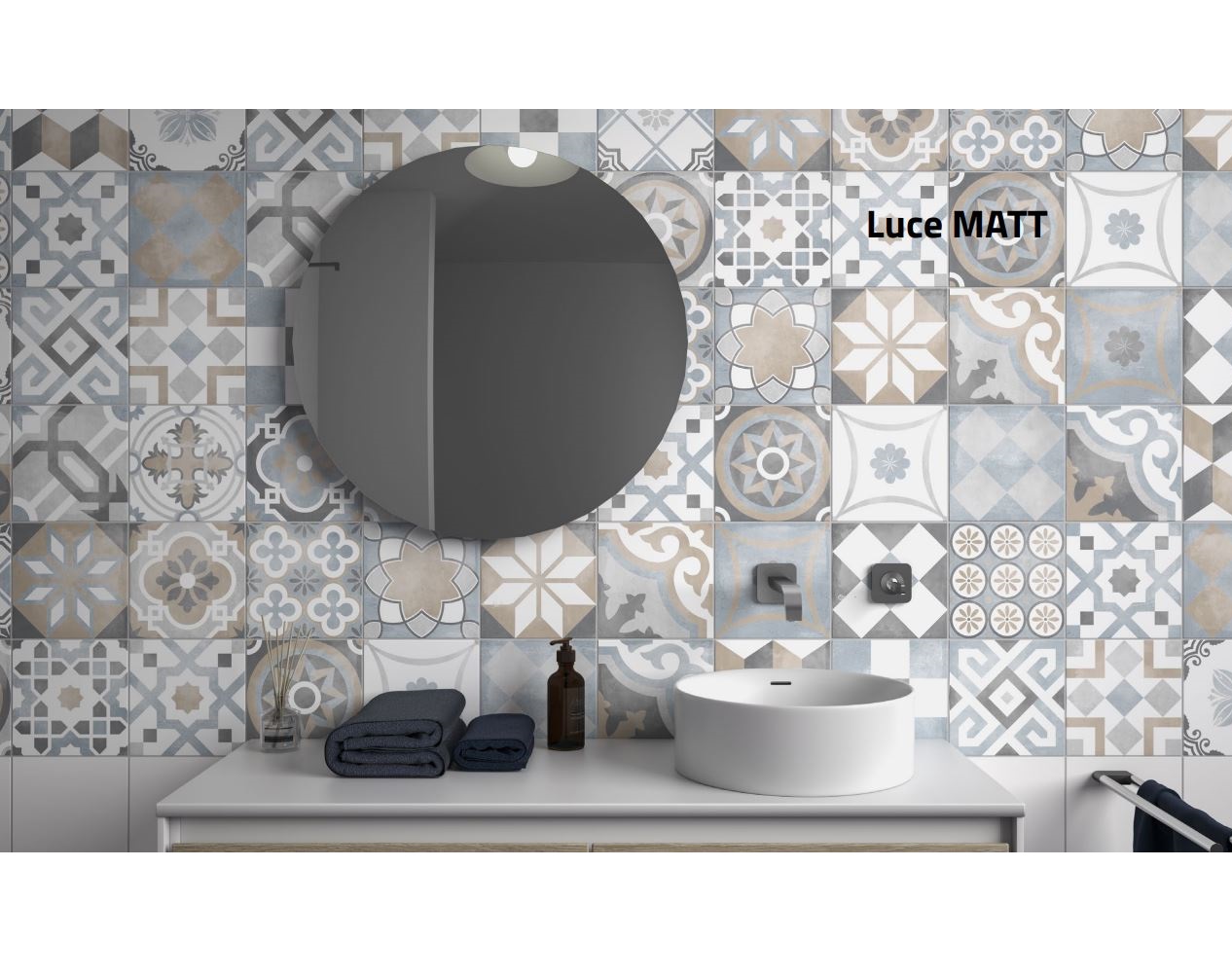 Idea Luce dekor ścienny 20x20 cm mix kolorów