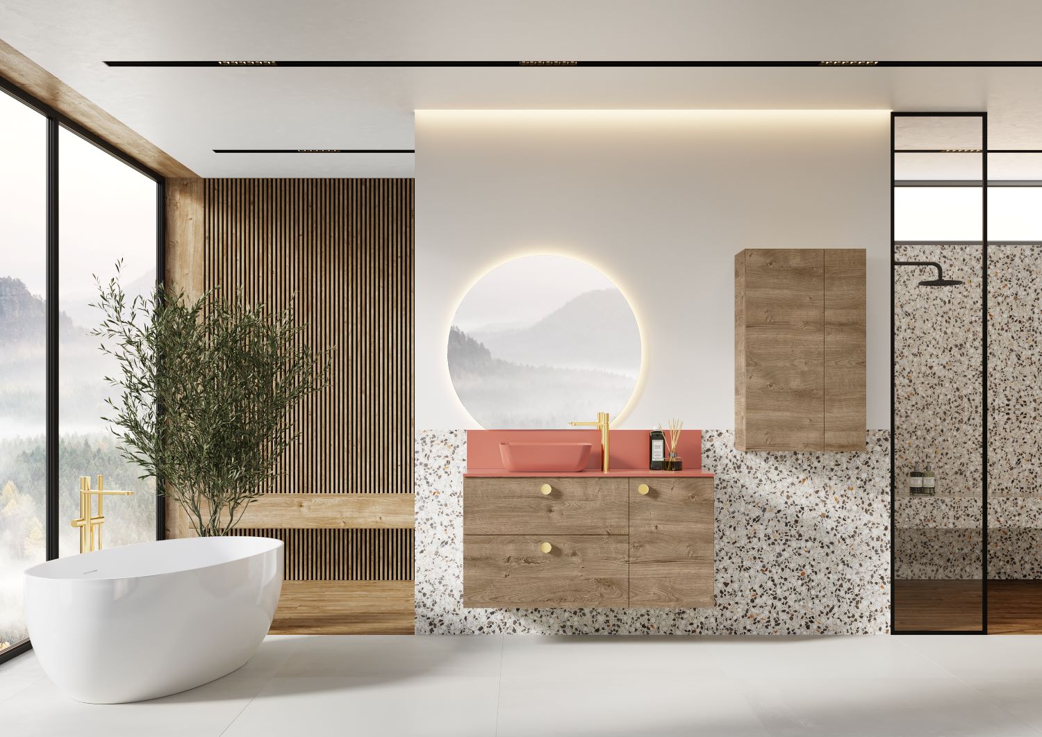 Elita Look szafka 80x44,9x63,5 cm podumywalkowa wisząca dąb RE010801027050 - Wysyłka w 24h