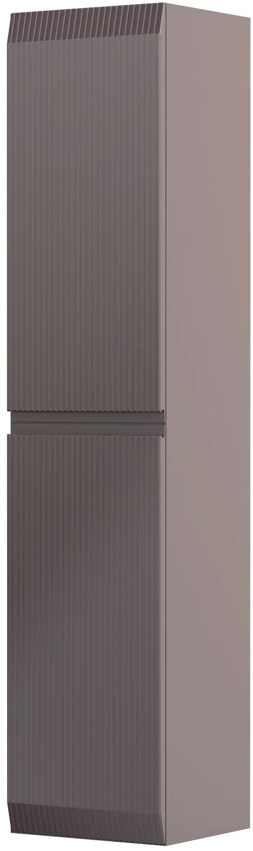 Oristo Brylant szafka 35x32x160 cm boczna wisząca mokka OR36-SB2D-35-21R