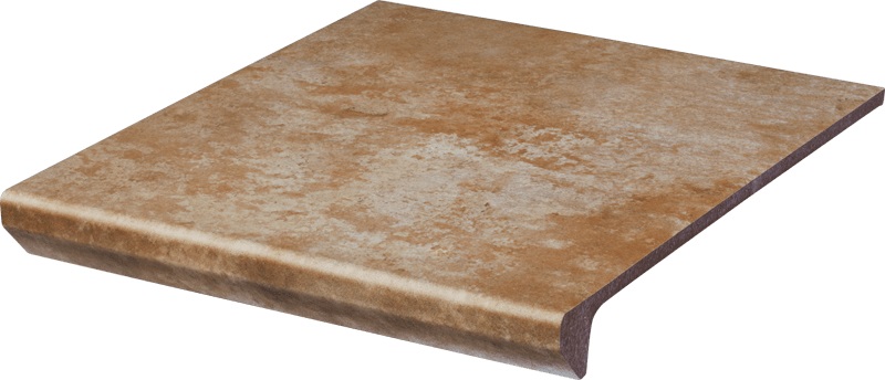 Paradyż Ilario stopnica 30x33 cm STR prosta kapinos ochra mat