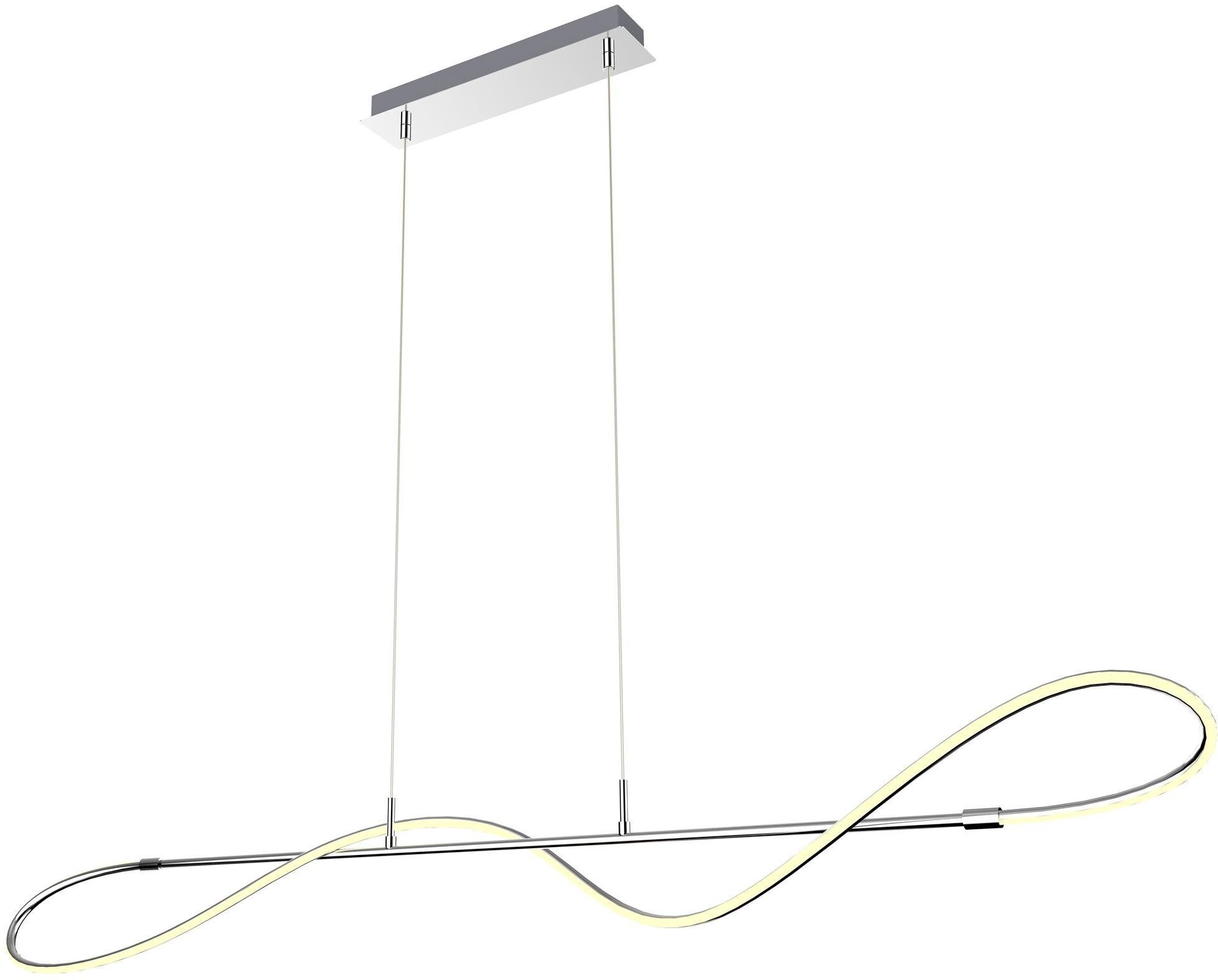 Apeti Mykonos lampa wisząca 1x24W chrom A0027-310