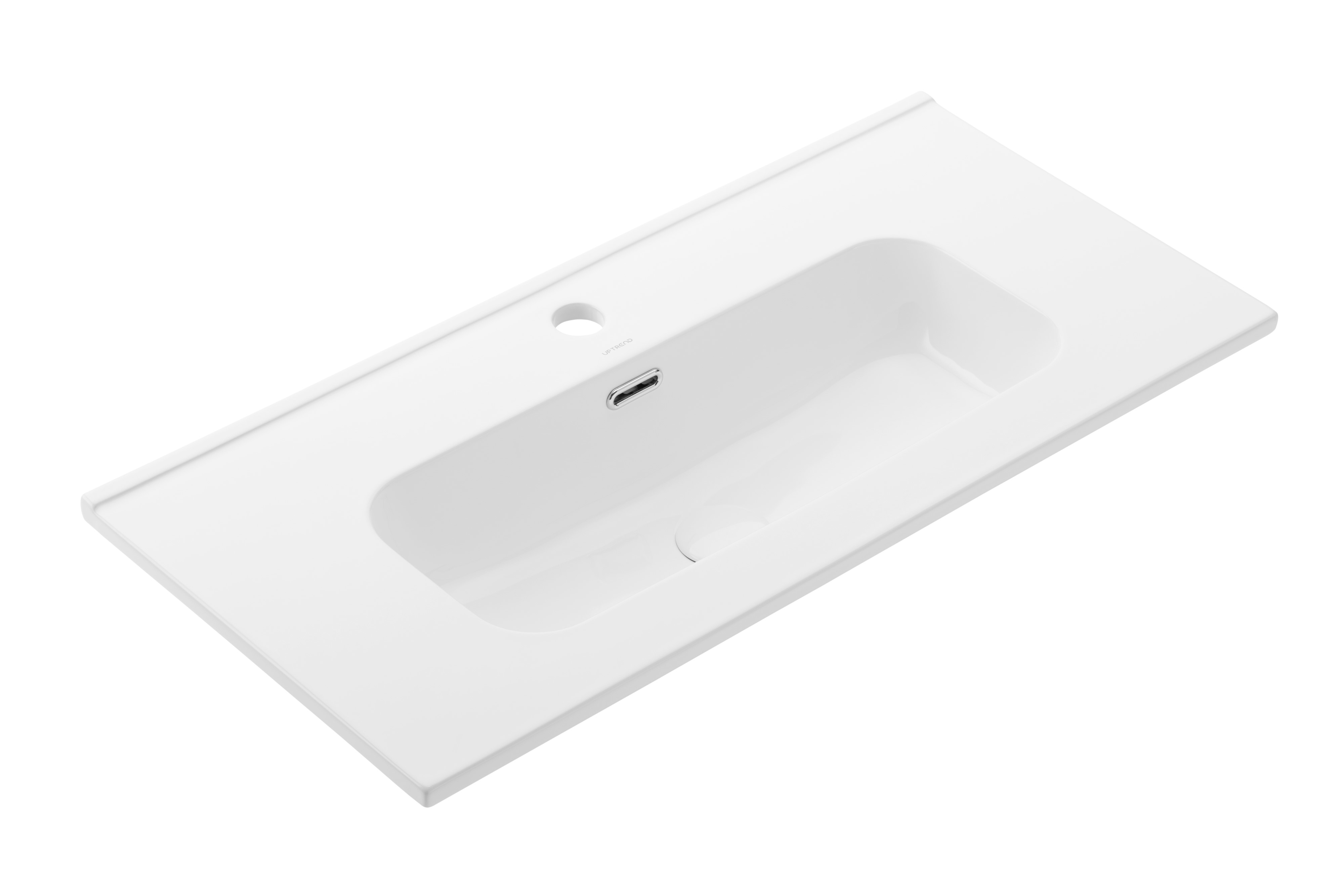 Uptrend Charo umywalka 80x38,5 cm meblowa prostokątna biały połysk TR411-800