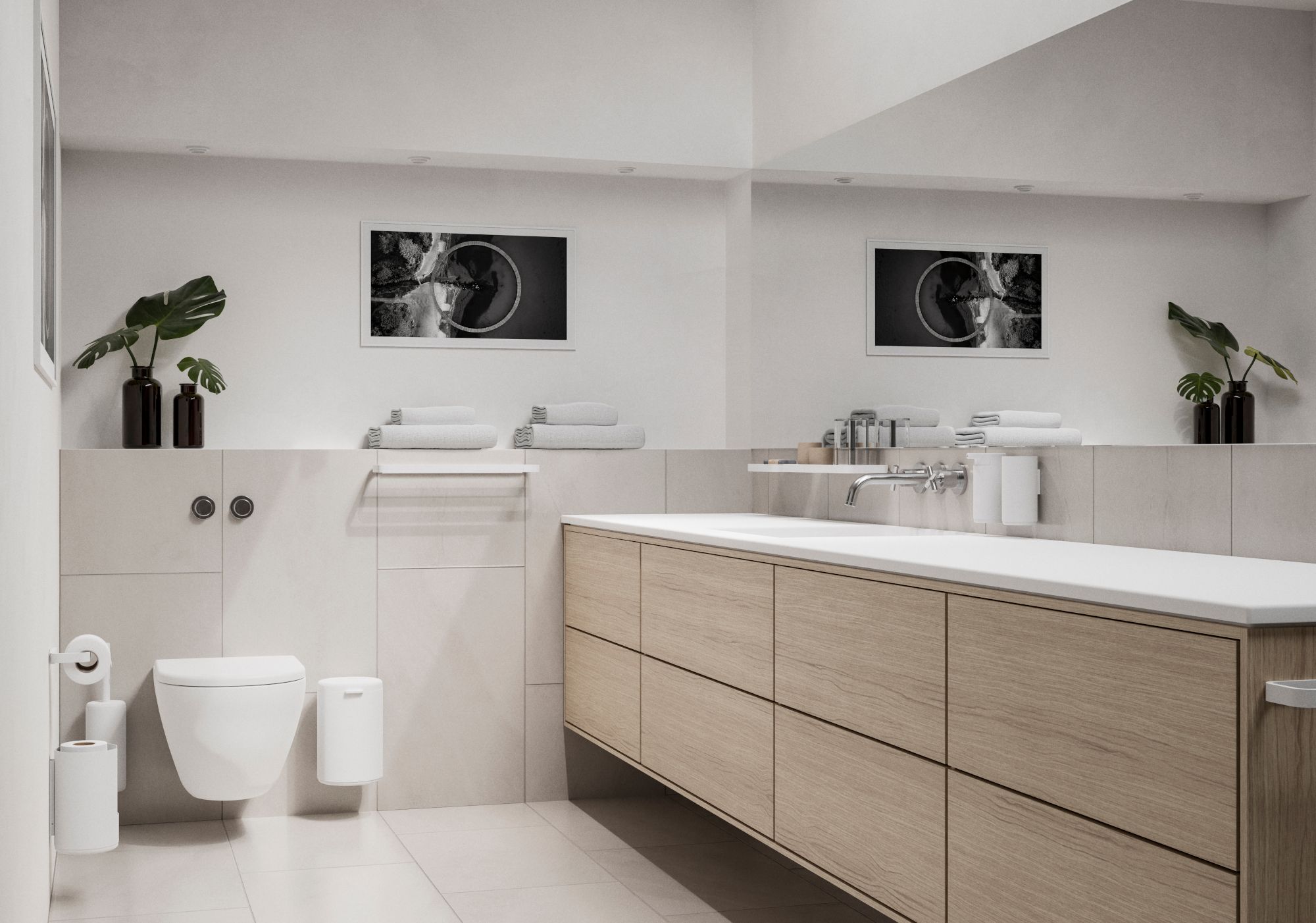 Zone Denmark Rim pojemnik na papier toaletowy biały 14488