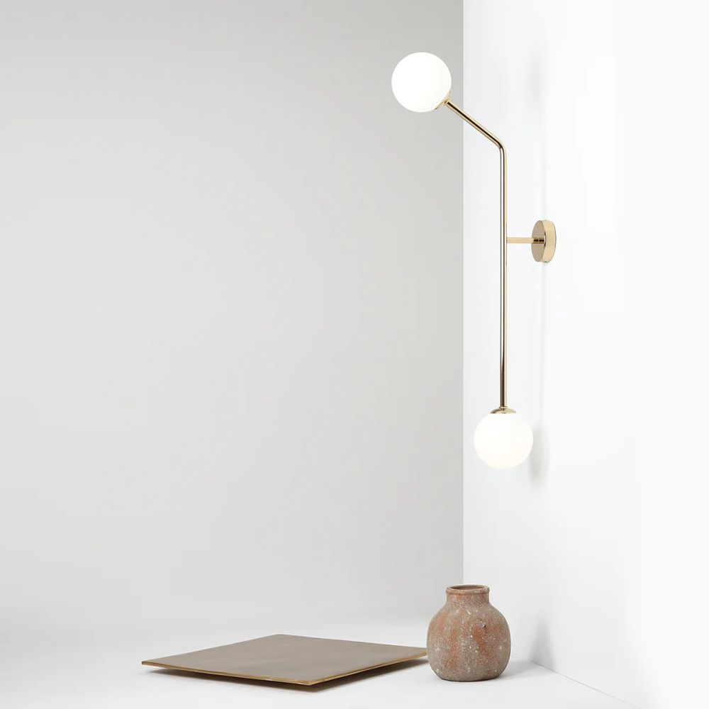 Aldex Pure kinkiet 2x40W złoty/biały 1064D30_2