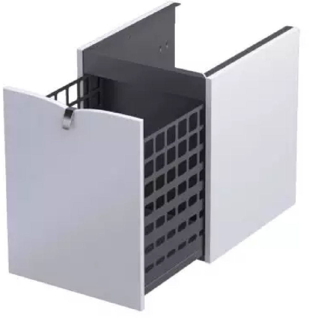 Oristo Siena szafka 40 cm boczna wisząca biały mat OR45-SN1S-40-2