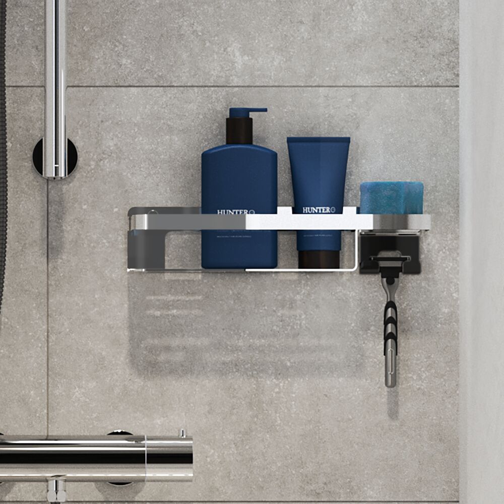 Tiger Caddy koszyk prysznicowy 32 cm z haczykiem chrom 1401030346