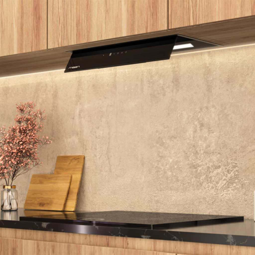 Maan Hyperion okap kuchenny 52 cm podszafkowy czarny OHYP52JFRW.S3CZ.MC.KSB