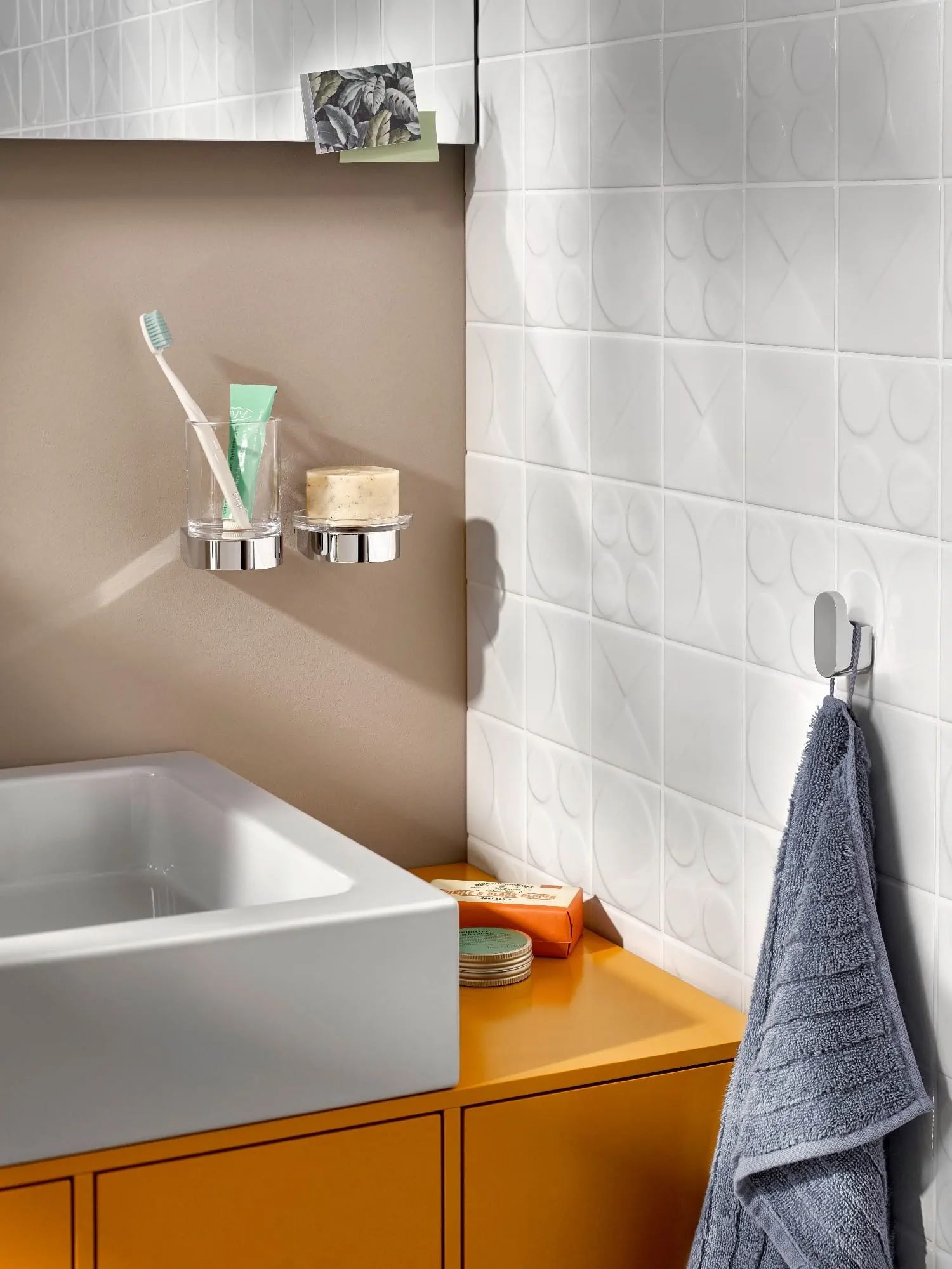 Emco Flow kubek z uchwytem szkło/chrom 272000100