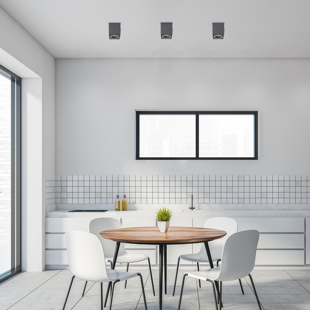 Rabalux Kobald lampa podsufitowa 1x25 W szara 71164