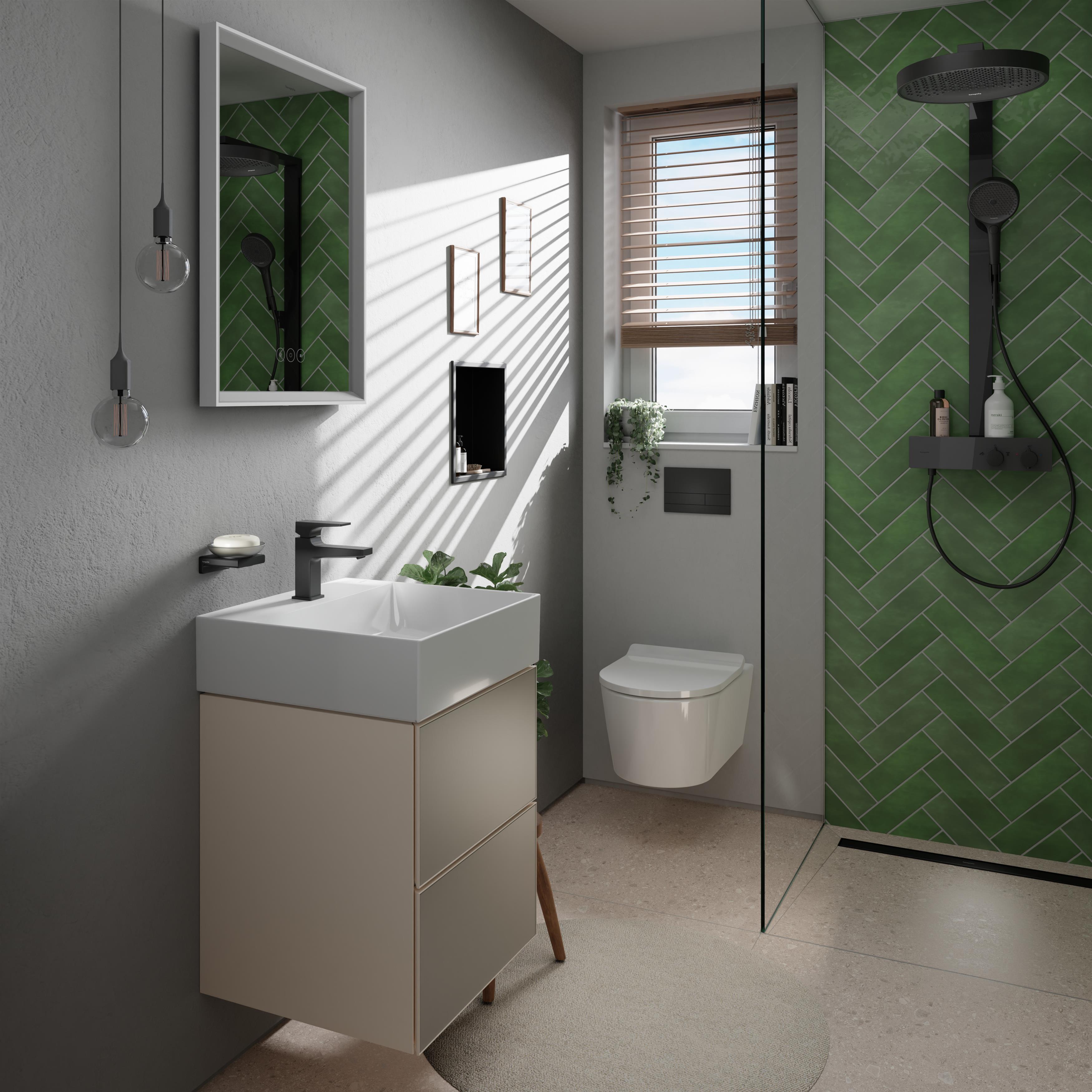 Hansgrohe EluPura S miska WC z deską wolnoopadającą wisząca bez kołnierza spłukiwanie wirowe biały 61115450