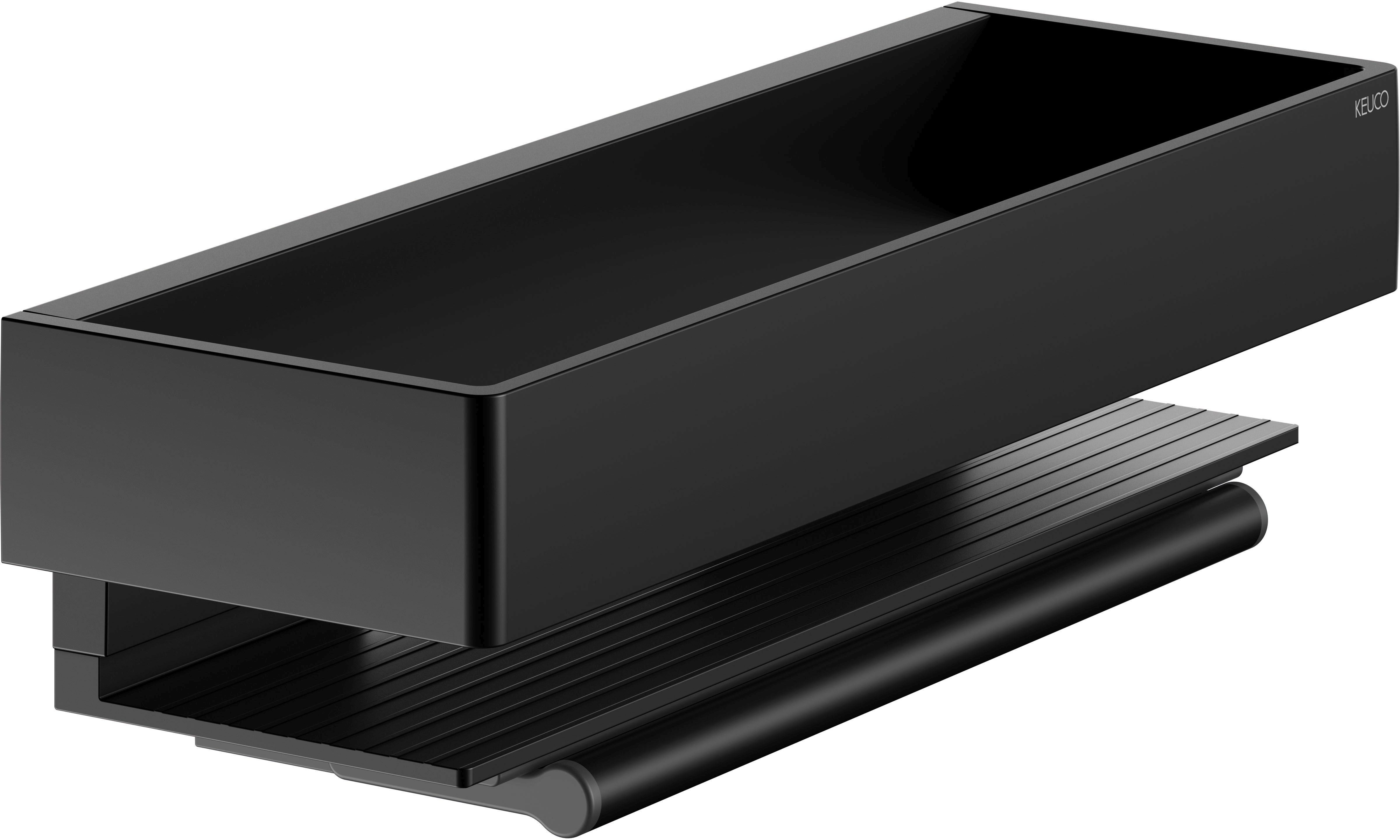 Keuco Edition 11 koszyk łazienkowy ze ściągaczką czarny mat 11159370000