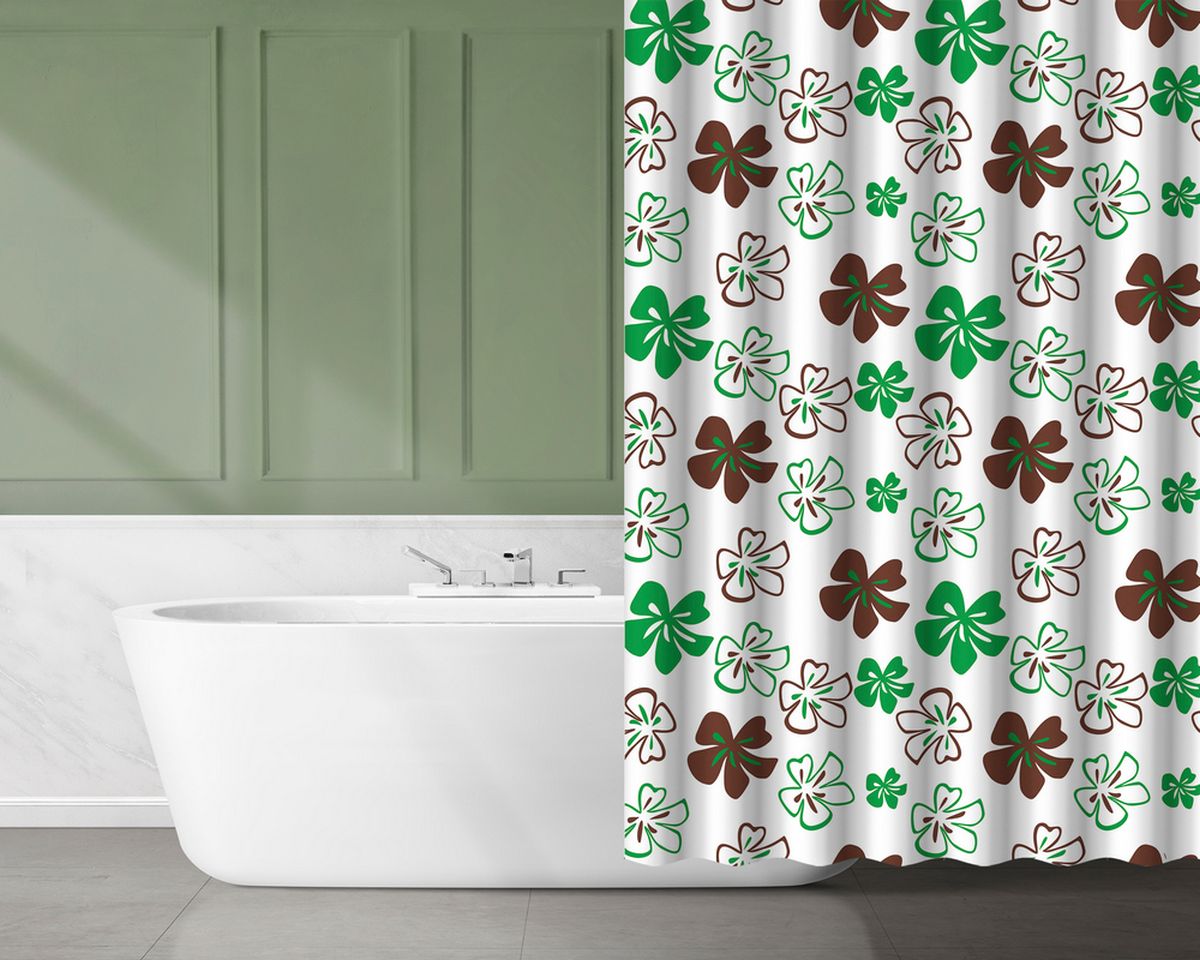 AWD Interior zasłona prysznicowa 180x180 cm PEVA AWD02100819