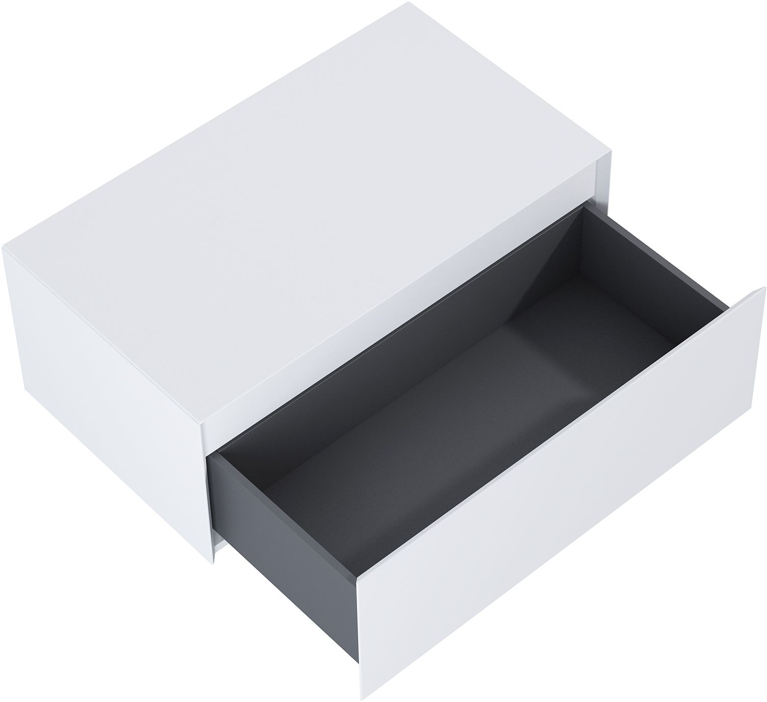 Elita Split Slim szafka z blatem 80x45,8x31,9 cm boczna wisząca white matt RE080804055290