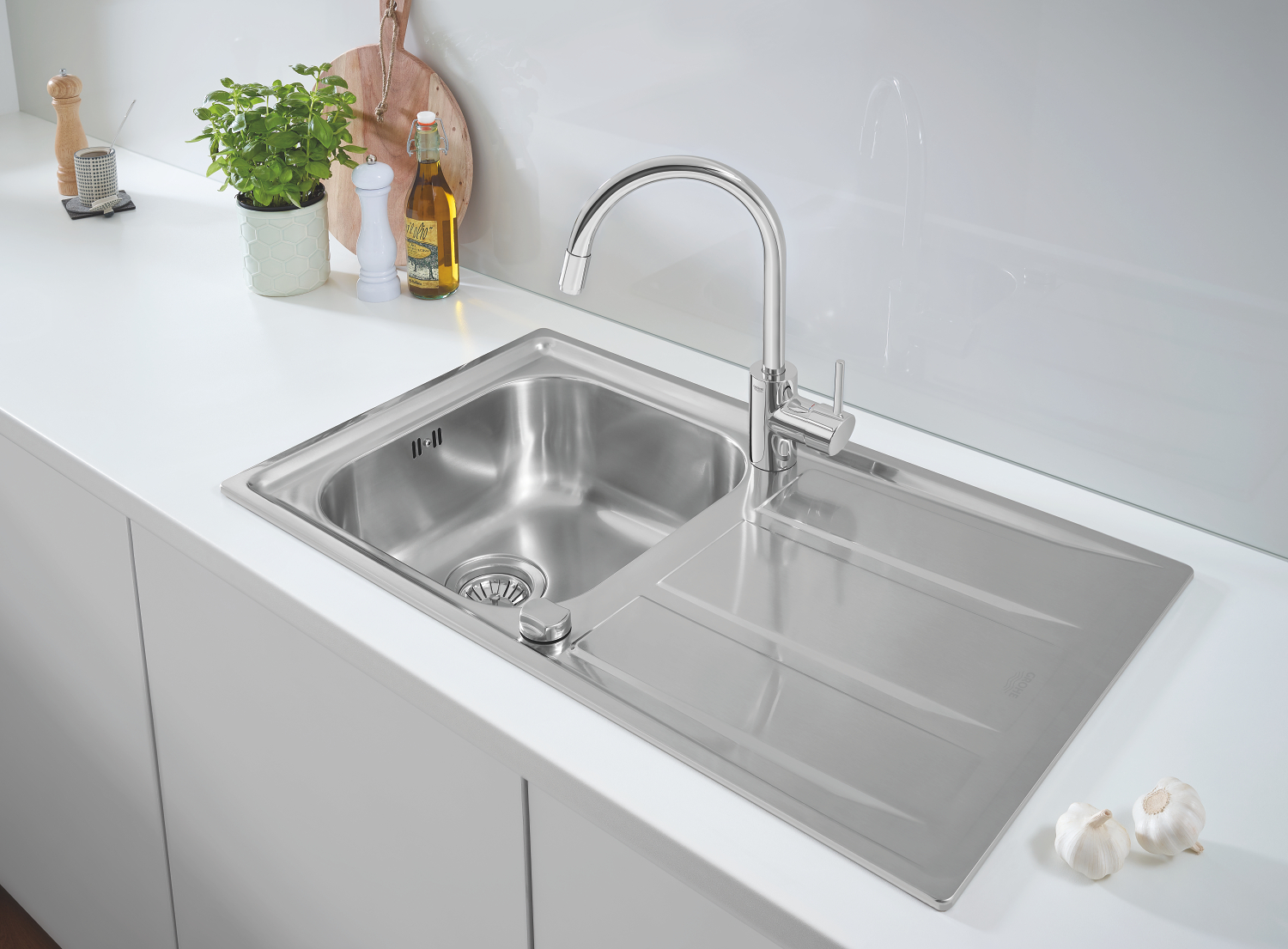 Grohe Concetto bateria kuchenna stojąca z wyciąganą wylewką chrom 32663003 - Wysyłka w 24h