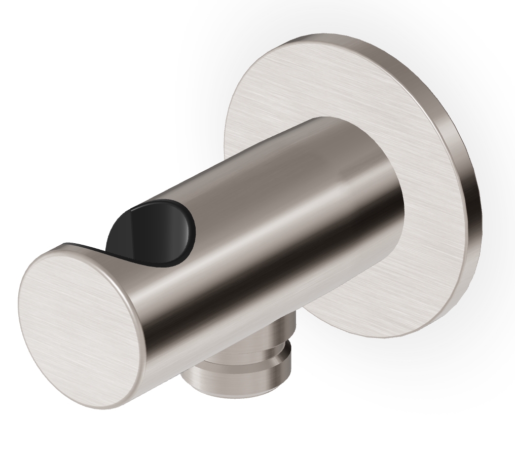 Zucchetti przyłącze kątowe z uchwytem chrom Z93933.C3