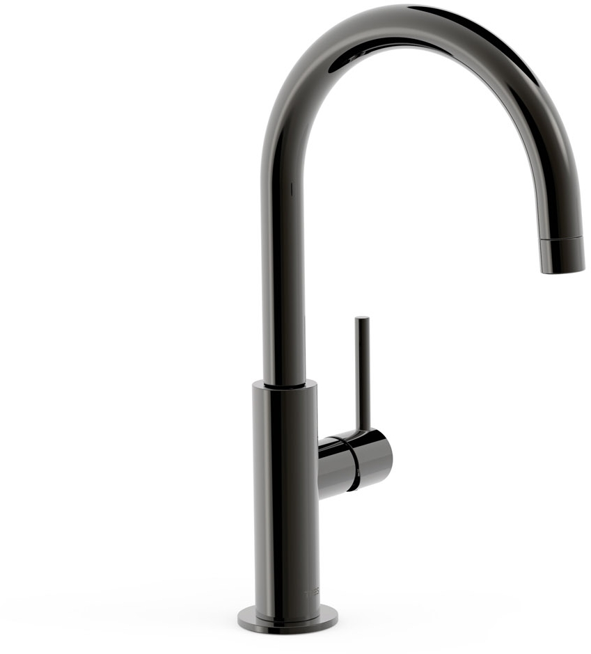 Tres Study Exclusive bateria umywalkowa stojąca czarna 26290402KM