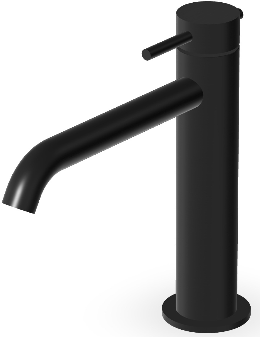 Zucchetti Helm bateria umywalkowa stojąca czarna ZHE688.XP81