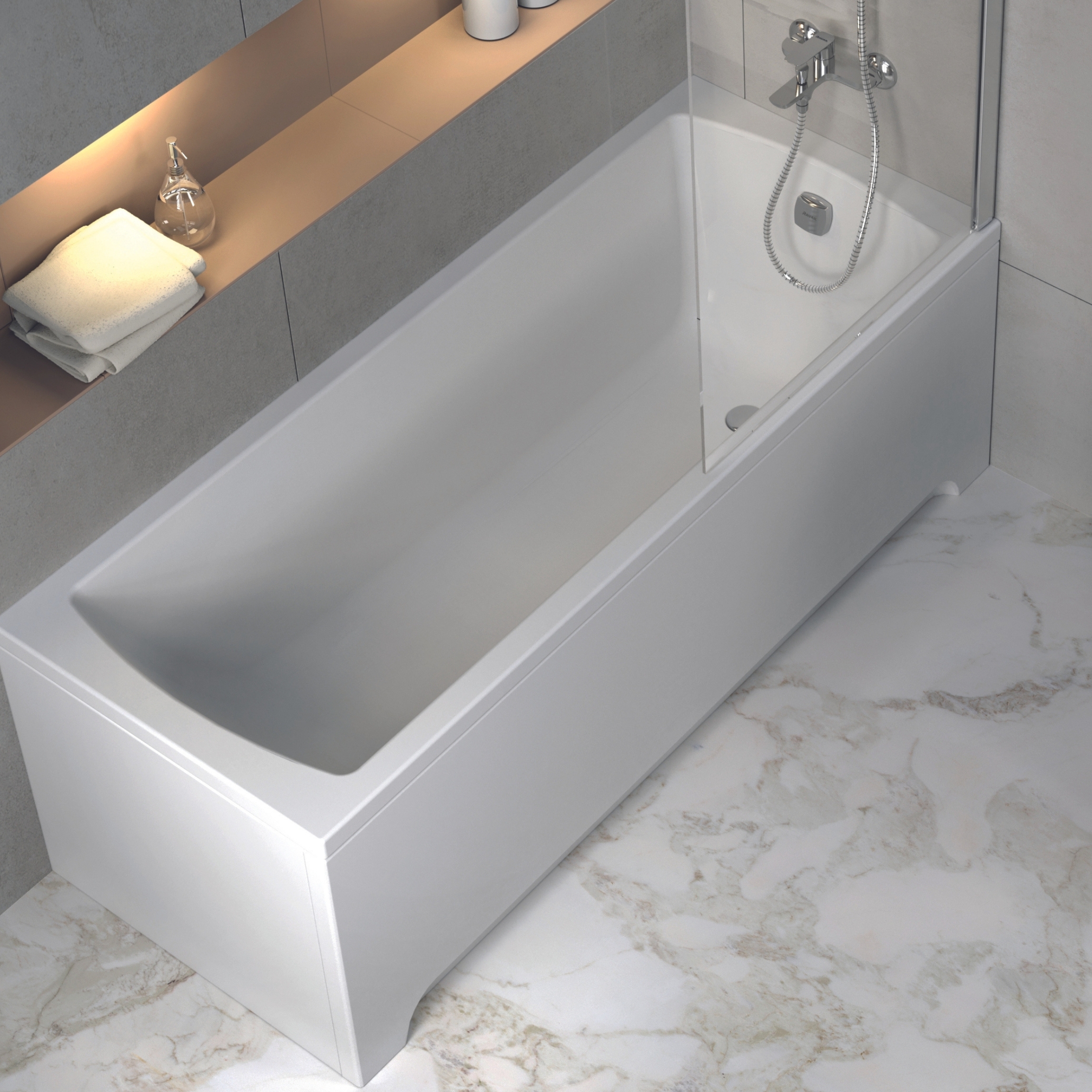 Ravak Classic wanna prostokątna 140x70 cm biała CC21000000