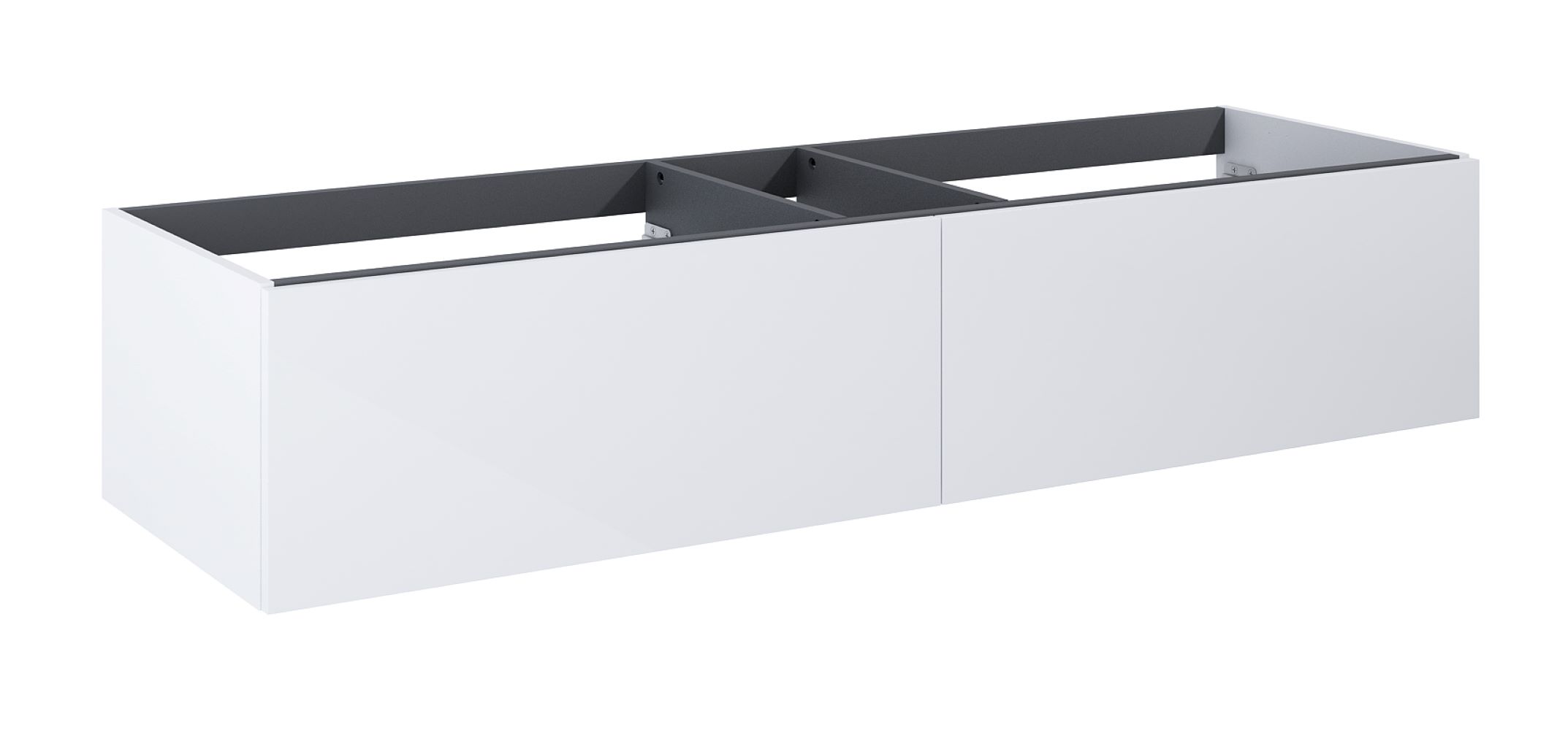 Elita Look Slim szafka 160x44,9x31,8 cm podumywalkowa wisząca biały połysk RE081604028060