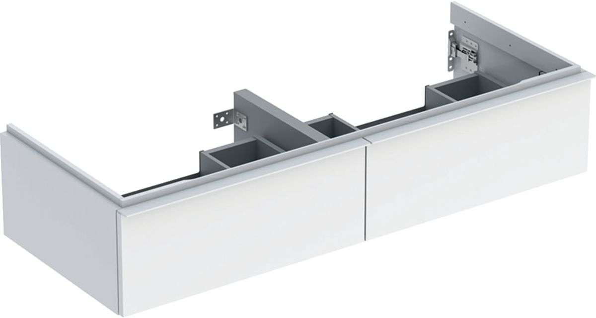 Geberit iCon szafka 118,4 cm podumywalkowa wisząca biały połysk/biały mat 502.314.01.1