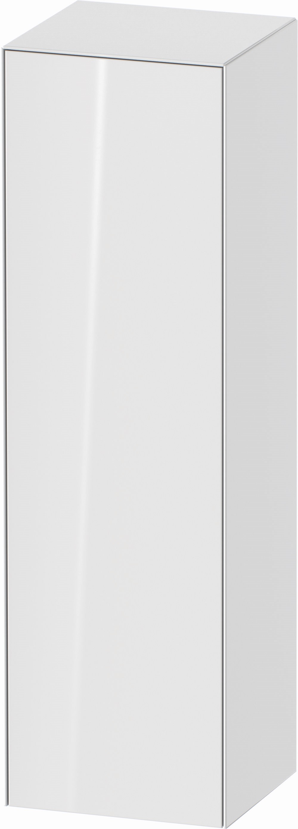Duravit White Tulip szafka 40 cm półwysoka wisząca prawa biały wysoki połysk WT1332R8585