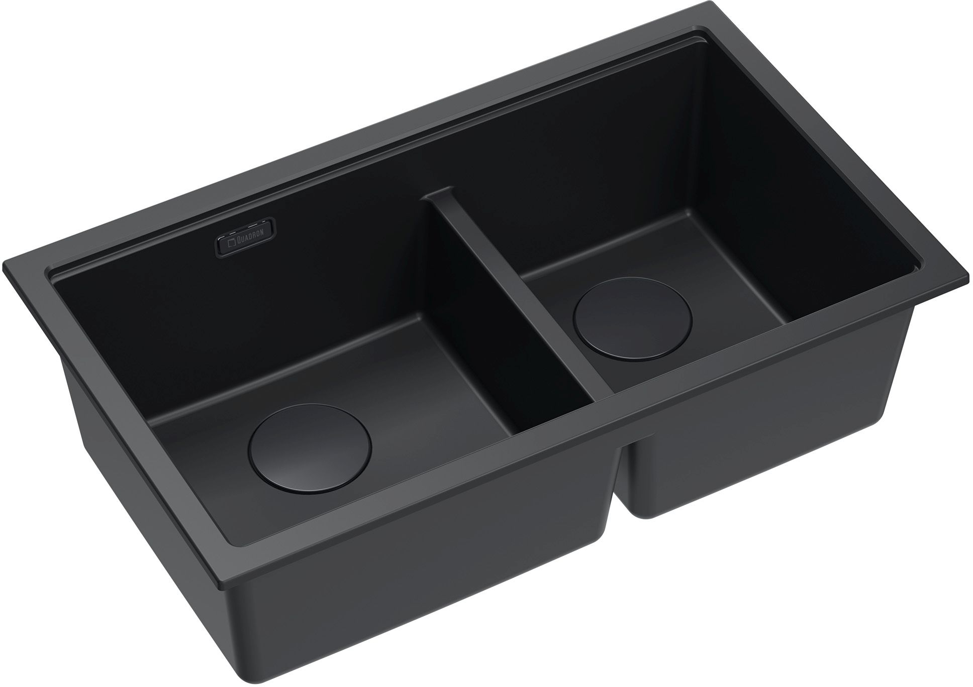 Quadron Logan 120 zlewozmywak GraniteQ 76x45 cm pure carbon HQL7645U7BLMU