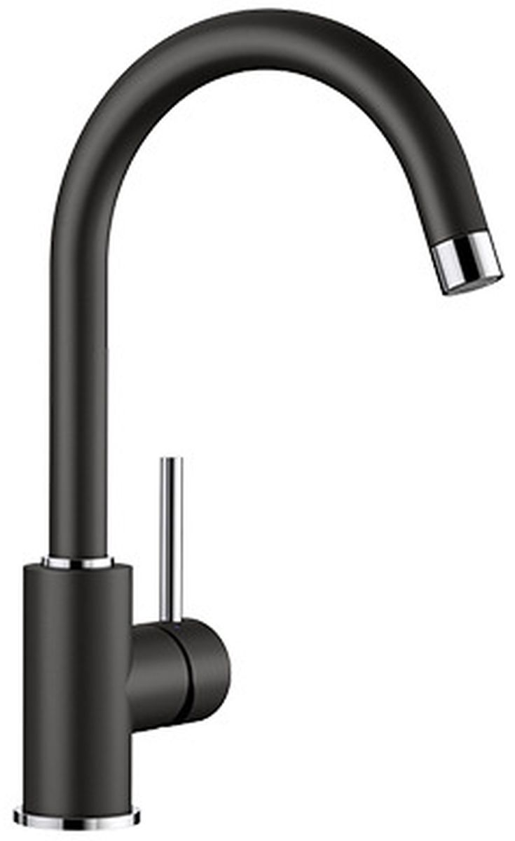 Blanco Mida bateria kuchenna stojąca Silgranit czarny/chrom 526145